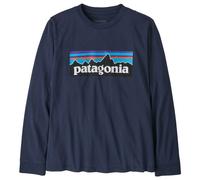 Patagonia - Kid's L/S P-6 Logo T-Shirt - Maglione M blu