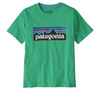 Patagonia - Kid's P-6 Logo - T-shirt S turchese