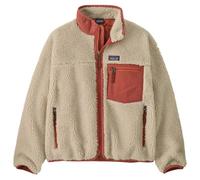 Patagonia - Pile caldo e antivento - K's Retro-X Jkt Natural w/Potters Red in Pelle - Taglia 112-118 - Beige