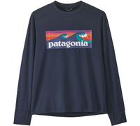 PATAGONIA K's L/s Cap Sw T-shirt - Bambino - Blu - Taglia M- modello 2026