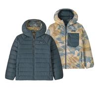 PATAGONIA K's Reversible Down Sweater Hoody - Bambino - Blu / Grigio - Taglia M- modello 2027