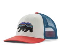 Patagonia - Cappellino trucker in cotone biologico - K's Trucker Hat Fitz Roy Bear Birch White in Cotone - Beige
