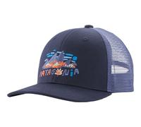 Patagonia - Cappello trucker - K's Trucker Hat Fitz Roy Foliage: New Navy - Blu navy Blu navy