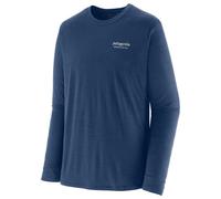 Patagonia - L/S Cap Cool Merino Graphic Shirt - Maglia merino XXL blu
