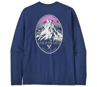 Patagonia - L/S Chouinard Crest Responsibili-Tee - Maglia a manica lunga M blu