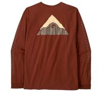 Patagonia - L/S Driftways Organic T-Shirt - Maglia a manica lunga M rosso