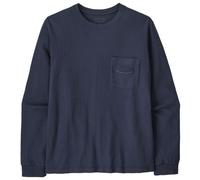 Patagonia - L/S MW '95 Oval Logo Pocket Tee - Maglia a manica lunga L blu