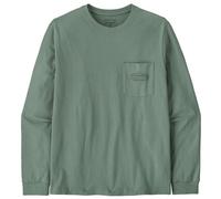 Patagonia - L/S MW '95 Oval Logo Pocket Tee - Maglia a manica lunga M verde