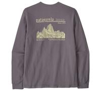 Patagonia - L/S MW Hut Tripper Skyline T-Shirt - Maglia a manica lunga L grigio