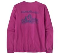 Patagonia - L/S MW Hut Tripper Skyline T-Shirt - Maglia a manica lunga M lilla