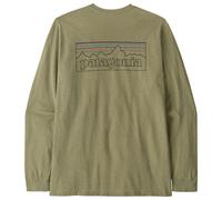 Patagonia - L/S P-6 Logo Responsibili-Tee - Maglia a manica lunga XS olivia