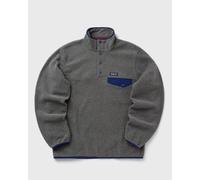 Patagonia Lightweight Synchilla Snap-T Pullover men Fleece Jackets grey in taglia:L