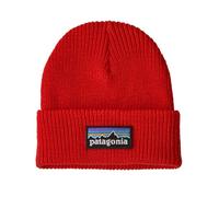 Patagonia Logo beanie bambino P-6 logo: sizzle red