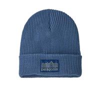 Patagonia Logo beanie bambino Strata stencil: barnacle blue