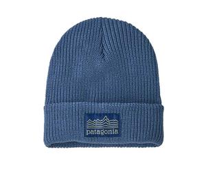 Patagonia Logo beanie bambino Strata stencil: barnacle blue