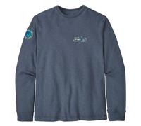 Patagonia M Lightweight Unity Fitz Wildrise - maglia a maniche lunghe - uomo S Blue man Cotone Organico/Biologico,Fair Trade Certified,Bluesign,1% For The Planet