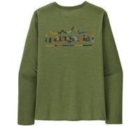 Patagonia M´s Long-Sleeved Capilene® Cool - maglia manica lunga - uomo L Green/Yellow man Fair Trade Certified,Bluesign