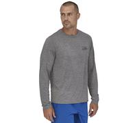 Patagonia M´s Long-Sleeved Capilene® Cool - maglia manica lunga - uomo L Grey/Red/Blue man Fair Trade Certified,Bluesign