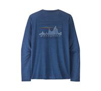 Maglietta da uomo Patagonia M's L/S Cap Cool Daily Graphic Shirt Taglia: M / Colore: blu