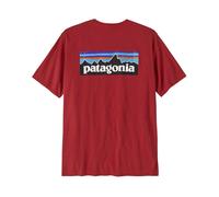 Patagonia M´s P-6 Logo Responsibili-Tee® - T-shirt - uomo M Red man Fair Trade Certified,Bluesign