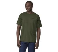 Patagonia M´s P-6 Logo Responsibili-Tee® - T-shirt - uomo S Dark Green/Blue man Fair Trade Certified,Bluesign