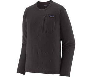 Patagonia - Maglia a maniche lunghe da uomo - M's R1 Air Crew Black per Uomo - Taglia S - Nero