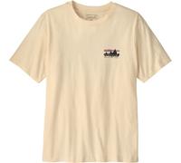 Patagonia - t-shirt classico e comoda in cotone biologico - M's '73 Skyline T-Shirt Undyed Natural per Uomo in Cotone - Taglia L - Beige