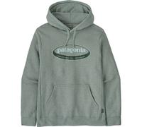Patagonia - Comoda felpa con cappuccio - M's '95 Oval Logo Uprisal Hoody Cover Green per Uomo in Cotone - Taglia M - Verde