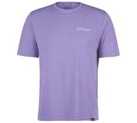Patagonia M's Cap Cool Daily Graphic - T-shirt - uomo L Violet/White man Fair Trade Certified,Heiq Fresh,Bluesign