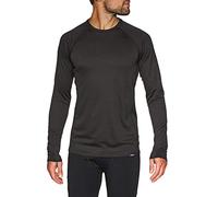 Patagonia - Capilene Midweight Crew - Intimo sintetico S nero