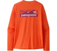 PATAGONIA M's L/s Cap Cool Daily Shirt - Boardshort Logo - Uomo - Arancione - Taglia S- modello 2026