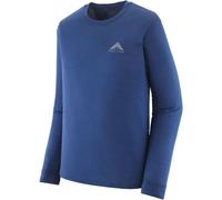 PATAGONIA M's L/s Cap Cool Merino Blend Graphic Shirt - Uomo - Blu - Taglia M- modello 2026