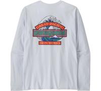 PATAGONIA M's L/s Great Waves Responsibili-tee - Uomo - Bianco - Taglia M- modello 2026