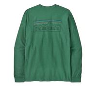 Patagonia M's L/S Logo Responsibili-Tee T-Shirt, P-6 Outline: Heartleaf Green, L Uomo