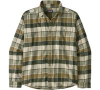 PATAGONIA M's L/s Lw Fjord Flannel Shirt - Uomo - Verde / Grigio / Beige - Taglia XL- modello 2026