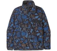 Patagonia Ms LW Synch Snap-T P/O - felpa in pile - uomo S Blue/Brown man Fair Trade Certified,Recycled Polyester