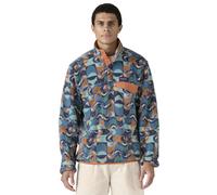 Patagonia Ms LW Synch Snap-T P/O - felpa in pile - uomo S Blue/Orange man Fair Trade Certified,Recycled Polyester