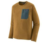 Patagonia Ms R1 Air Crew - felpa - uomo Dark Yellow/Grey M