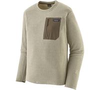 Patagonia Ms R1 Air Crew - felpa - uomo White/Brown L