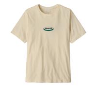 Patagonia - Oval Logo T-shirt - -Tops -Uomo -Beige -L