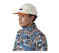Patagonia P-6 Label Maclure - cappellino No size White/Orange man Recycled Polyester,Cotone Organico/Biologico,Bluesign,Fair Trade Certified