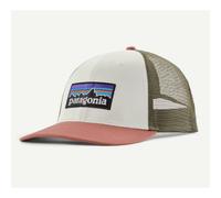 Patagonia p-6 logo lopro trucker hat birch white cappellino new visiera