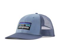 Patagonia - P-6 Logo Lopro Trucker Hat - Cappellino One Size grigio/blu