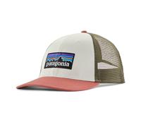 Berretto con visiera Patagonia P-6 Logo LoPro Trucker Hat Colore: bianco/verde