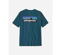 Patagonia P-6 Logo M - T-shirt - Uomo - Blu L