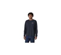 Patagonia p 6 logo maglia a maniche lunghe blu