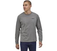 Patagonia P-6 Logo Responsibili-Tee® - maglia a maniche lunghe - uomo L Grey man Fair Trade Certified,Bluesign