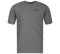 Patagonia - T-shirt 100% riciclata - M's P-6 Logo Responsibili-Tee Gravel Heather per Uomo in Cotone - Taglia L - Grigio