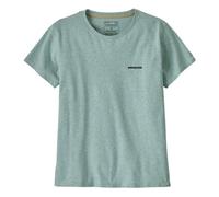 Patagonia - T-shirt in cotone riciclato - W's P-6 Logo Responsibili-Tee P-6 Outline: Virtually Blue per Donne in Cotone - Taglia L