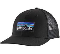 Patagonia, P-6 Logo Trucker, Cappellino con Visiera, Nero, all, Unisex-Adult.
